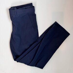 Original Penguin Men's Blue and Black Checkered Patterned Dress Pants Sz 34x30